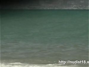 naturist beach hidden cam shoots nude stunners sunbathing