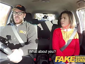 fake Driving school Jealous learner with good bumpers