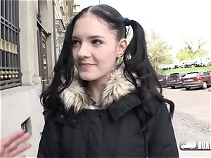 super-cute schoolgirl Anie Darling luvs romp in public